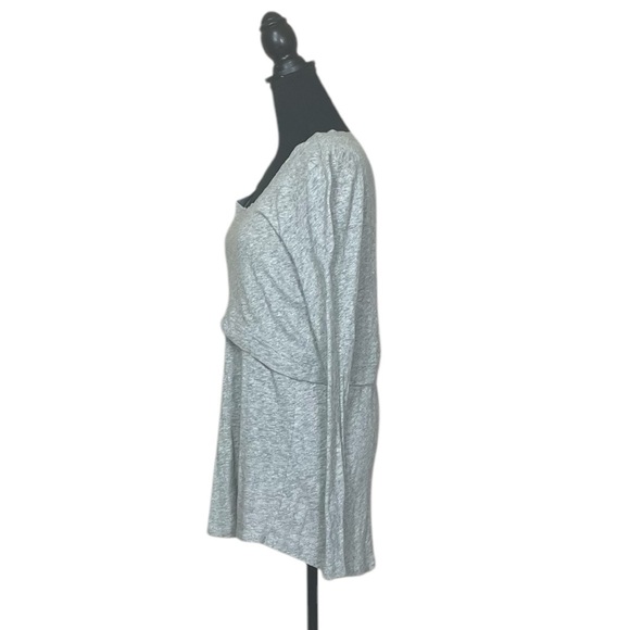 EUC CAbi Ribbon Racerback Tank Top Pullover Cropped Long Sleeve - Picture 2 of 15